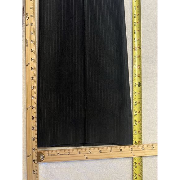 Vintage Steeplechase 42L 34x31 Dark Blue Stripe Flannel Finish Unstructured Suit - Picture 15 of 16